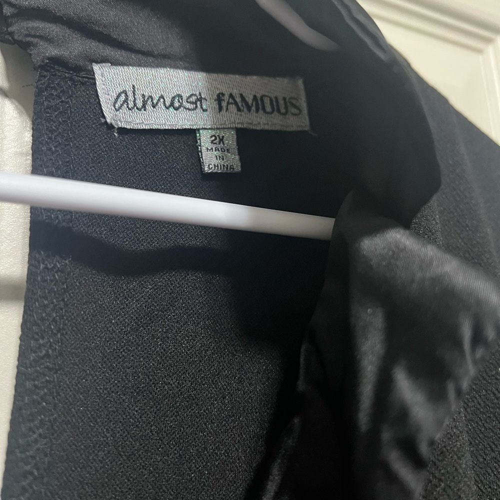 Almost Famous Black Backless jumpsuit - Picture 4 of 4